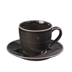 Broste Copenhagen Nordic Coal Tasse Inkl. Untertasse