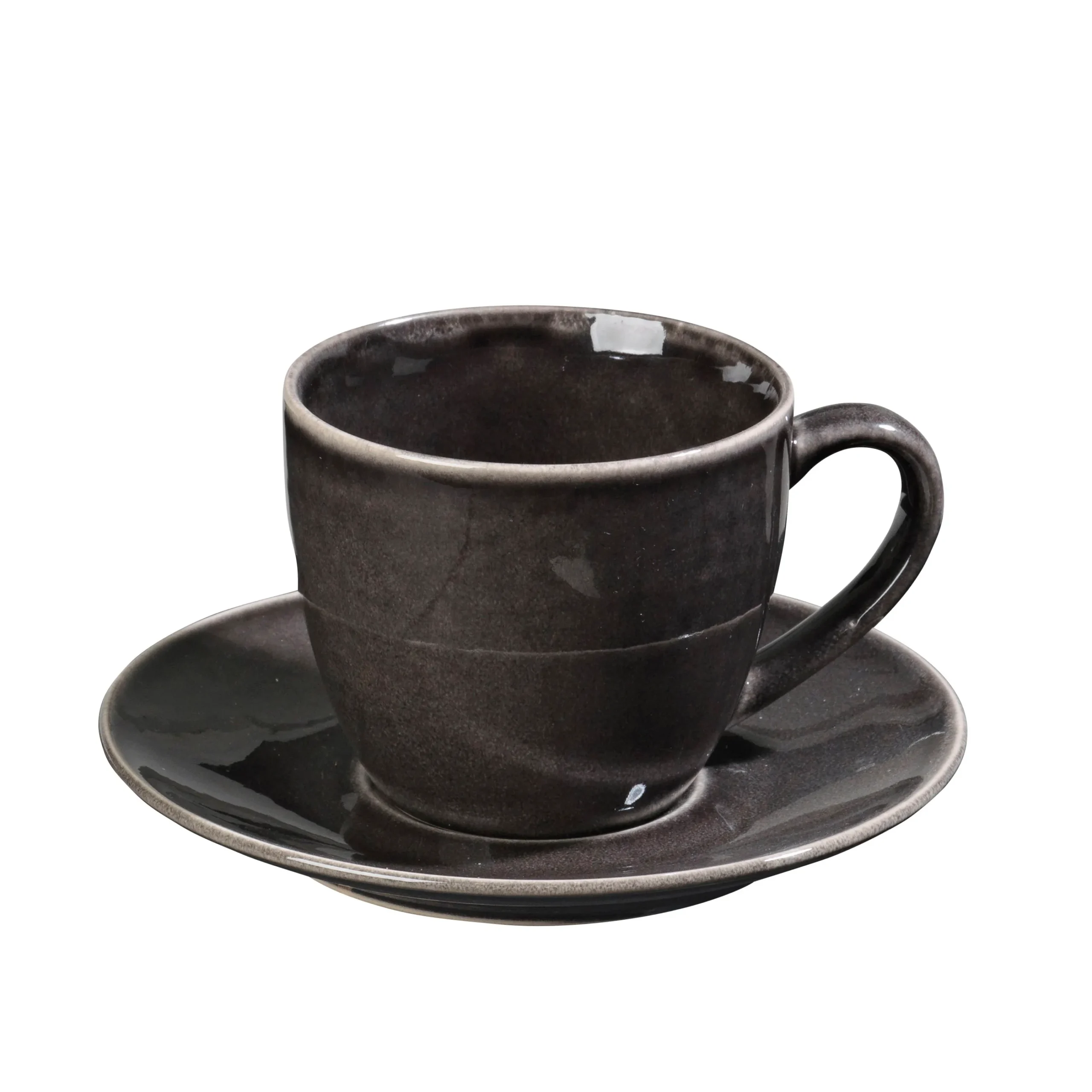 Broste Copenhagen Nordic Coal Tasse Inkl. Untertasse 1 Broste Copenhagen Nordic Coal Tasse Inkl. Untertasse