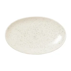 Broste Copenhagen Nordic Vanilla Teller Oval 22cm